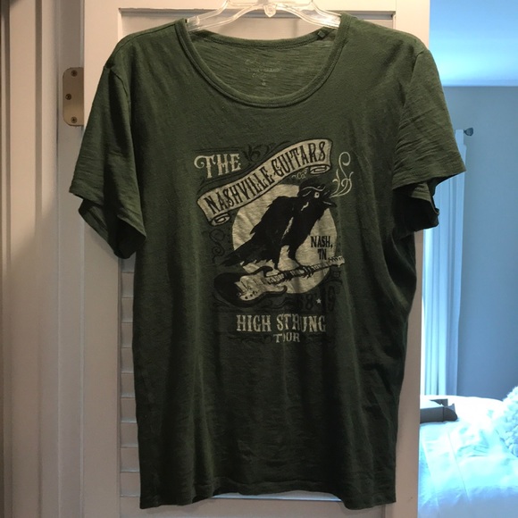 lucky brand green shirt